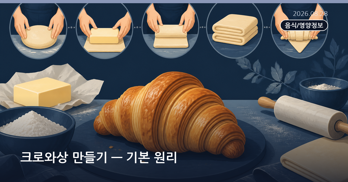 크로와상 만들기 — 기본 원리