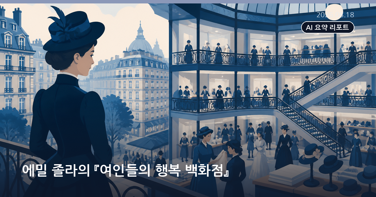 에밀 졸라의 『여인들의 행복 백화점』
