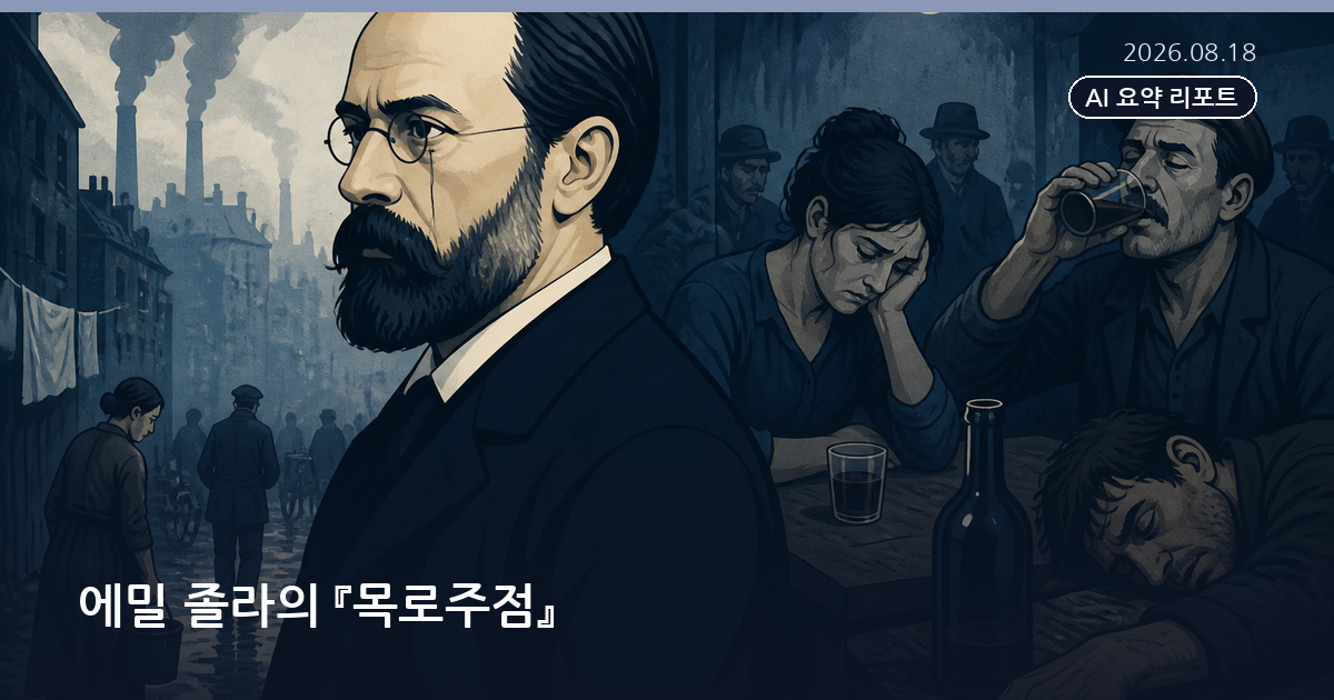 에밀 졸라의 『목로주점』