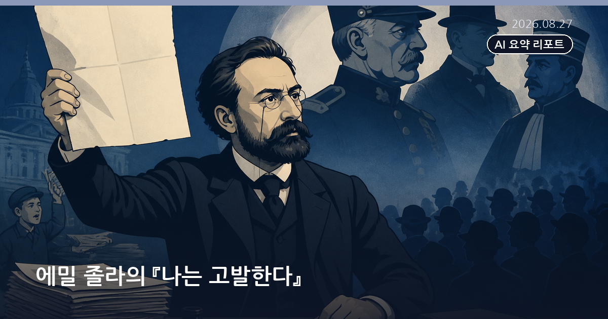 에밀 졸라의 『나는 고발한다』