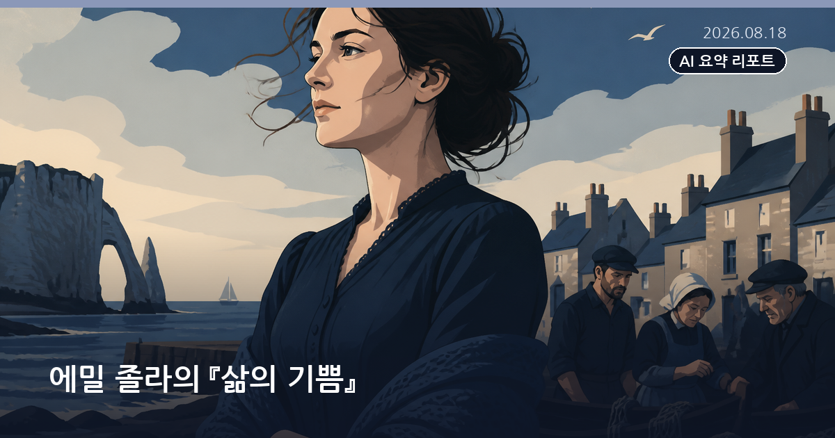 에밀 졸라의 『삶의 기쁨』