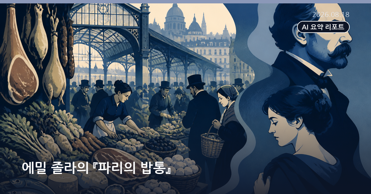 에밀 졸라의 『파리의 밥통』