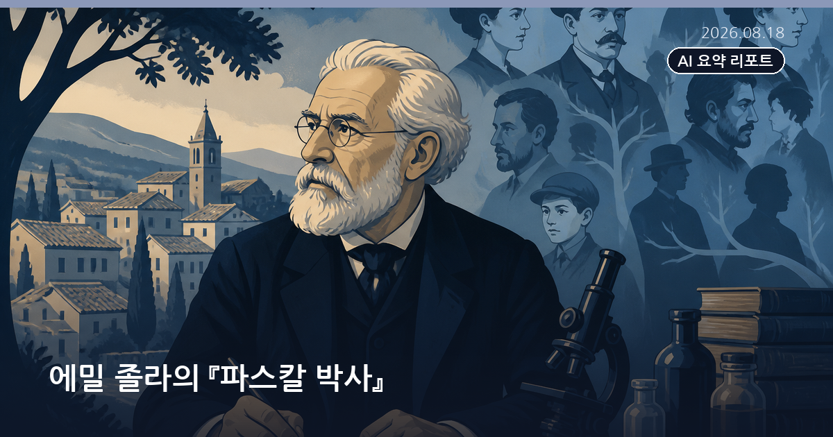 에밀 졸라의 『파스칼 박사』