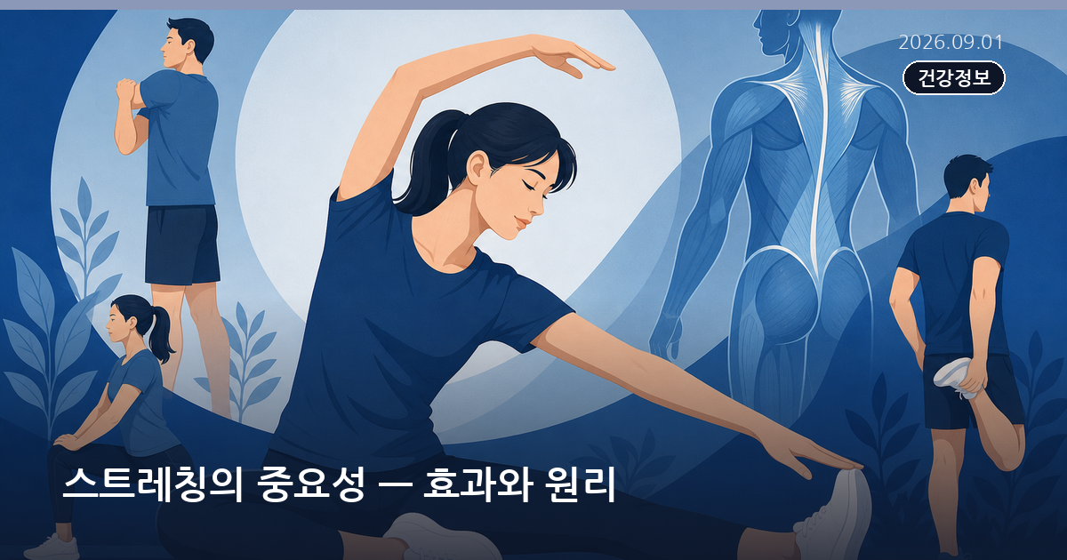 스트레칭의 중요성 — 효과와 원리